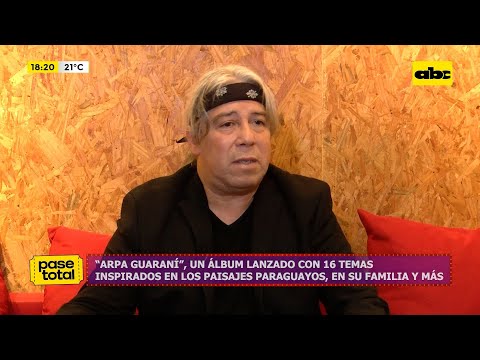 El arpista Ismael Ledesma regresó a Paraguay con su ‘’arpa guaraní’’