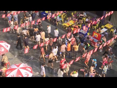 Thailand kicks off Songkran festival, celebrating the new year with water fights in the streets