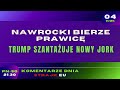 Komentarze dnia Strajku Nawrocki bierze prawic?. Trump szanta?uje Nowy Jork