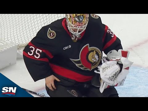 Senators Linus Ullmark Denies Lightning Of Tying Goal With Multiple Stops