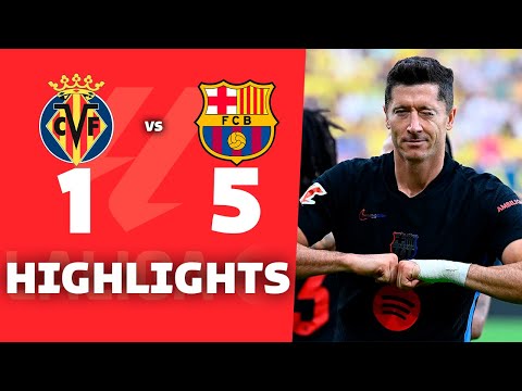 VILLARREAL vs BARCELONA (1-2) | RESUMEN y GOLES | La liga 2024