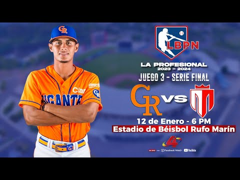 SERIE FINAL: Gigantes de Rivas VS Tren del Norte - Liga de Béisbol Profesional Nacional 2023 - 2024