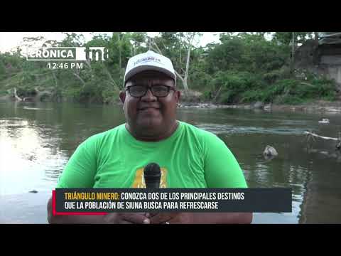 Espectaculares ríos, principales atractivos turísticos en Siuna - Nicaragua