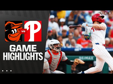 Orioles vs. Phillies Game Highlights (8/4/25) | MLB Highlights