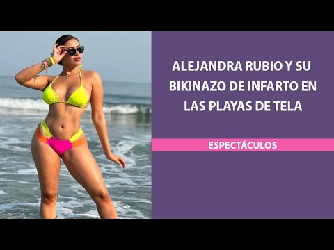 Alejandra Rubio y su bikinazo de infarto en las playas de Tela