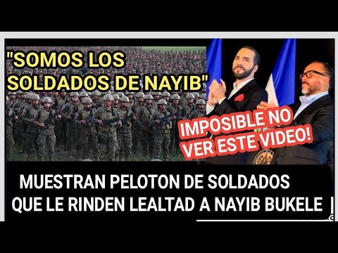ERNESTO CASTRO PRESENTA LOS SOLDADOS DE NAYIB BUKELE/ CORRUPCION DE MOP/ PIZARRIN APLAUDE A BUKELE