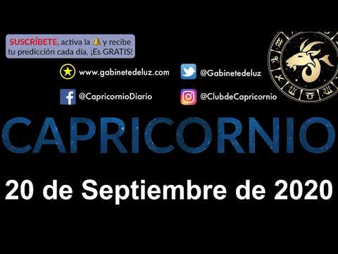 Horóscopo Diario - Capricornio - 20 de Septiembre de 2020