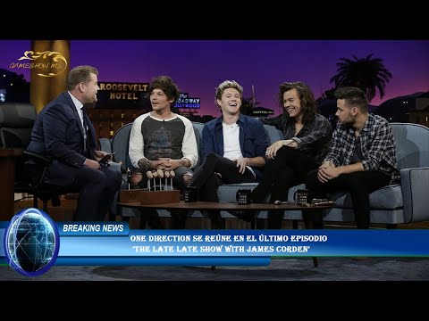 One Direction se reúne en el último episodio  ‘The Late Late Show With James Corden’