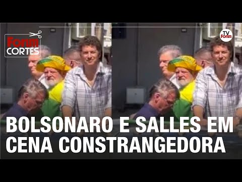 Bolsonaro e seu ex-ministro Ricardo Salles viram meme após carreata em Ribeirão Preto