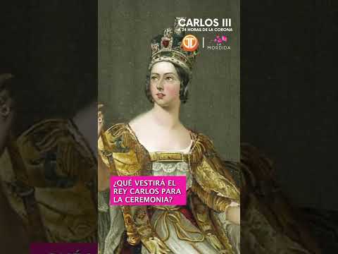 VESTIMENTA DE CARLOS III#coronacionreycarlos #shorts #short #king