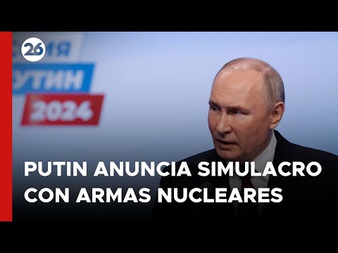 PUTIN inició su quinto mandato y anunció un simulacro con ARMAS NUCLEARES TÁCTICAS | #26Global