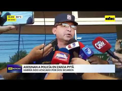 Asesinan a policía en Zanja Pytã