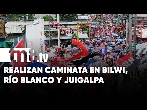 Bluefields, Granada, Nueva Segovia y Jinotepe realizan una caminata - Nicaragua