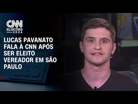 Lucas Pavanato fala à CNN após ser eleito vereador em São Paulo | CNN ARENA