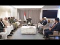 طارق صالح يلتقي رئيس حلف قبائل حضرموت الشيخ عمرو بن حبريش