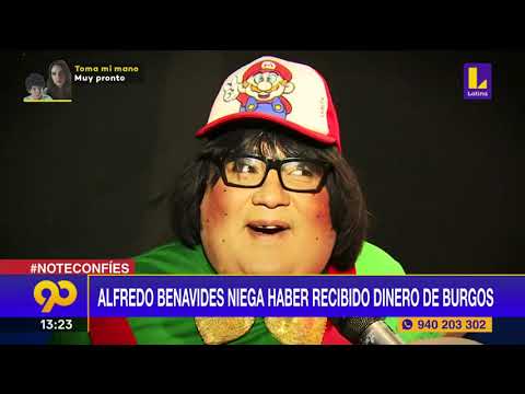 ? El cómico Alfredo Benavides niega haber recibido dinero de exalcalde Carlos Burgos