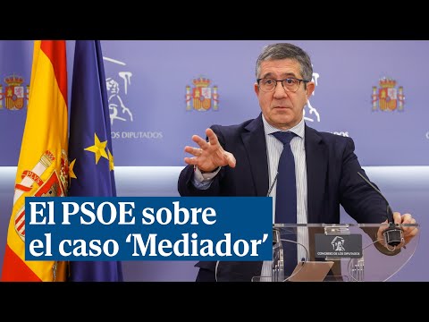 El PSOE afirma no tener constancia de que haya más diputados implicados en caso 'Mediador'