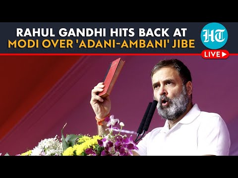 Live: Rahul Gandhi's Blistering Attack On PM Modi Amid Fresh 'Adani-Ambani' Political Tussle | Watch