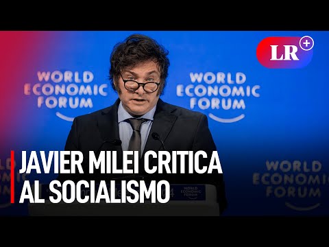 JAVIER MILEI en Davos: “Occidente está en peligro por el SOCIALISMO, es un fenómeno EMPOBRECEDOR”