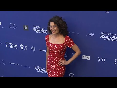 Lisa Edelstein discusses ripple effects of the Hollywood strike, at the 2023 Holly Shorts Film Festi