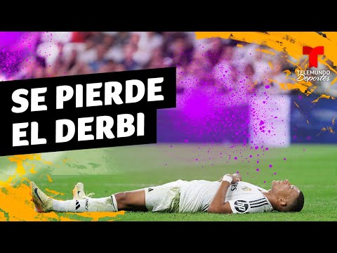 Kylian Mbappé se lesiona y no jugará el Derbi contra Atlético de Madrid | Telemundo Deportes