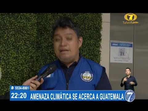 Amenaza climática se acerca a Guatemala