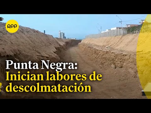Trabajos de prevención en Punta Negra ante eventuales deslizamientos