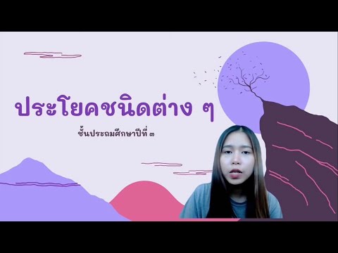 ประโยคบอกเล่าและประโยคปฏิเสธ