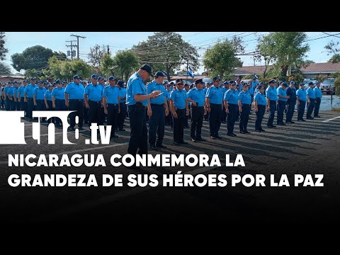Nicaragua rinde emotivo homenaje a sus héroes policiales