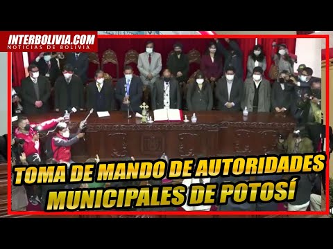 ? Posesión del Autoridades Municipales Electo de Potosí Sr. Jhonny Llally Huata