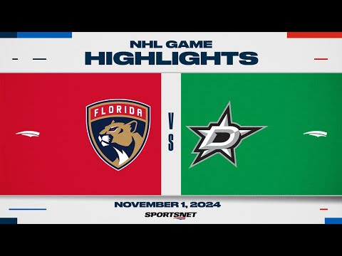 NHL Highlights | Panthers vs. Stars - November 1, 2024