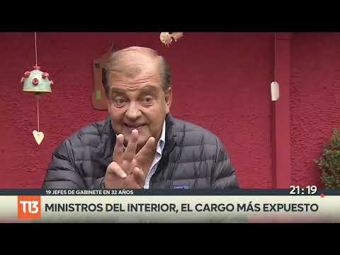 Ministros del Interior, ¿el cargo más expuesto de la política chilena?