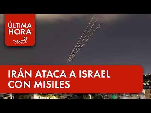 Irán lanza at4qu3 con misiles a Israel