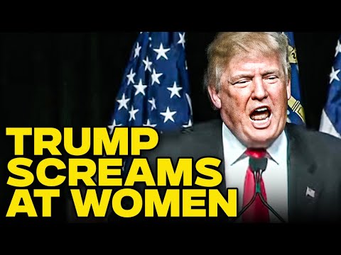 Trump Resorts To SCREAMING At Women To Make Them Vote For Him