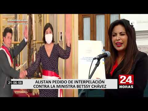 Patricia Chirinos promueve interpelación contra ministra Betssy Chávez