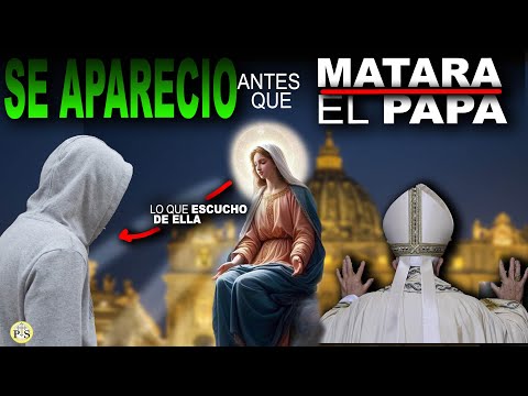 INCREÍBLE LA VIRGEN SE APARECIÓ CUANDO HOMBRE PROTESTANTE PLANEABA MATAR AL PAPA. SOLO LE DIJO ESTO!