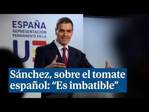 Sánchez responde a Ségolène Royal por el ataque al tomate español: Es imbatible’