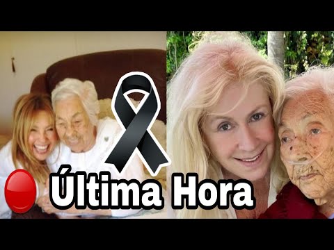 Última Hora: Muere abuela de Thalía y Laura Zapata, muere doña Eva Mange