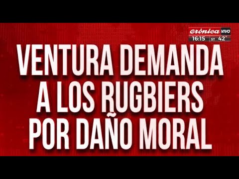 Pablo Ventura denuncia a los rugbiers por daño moral