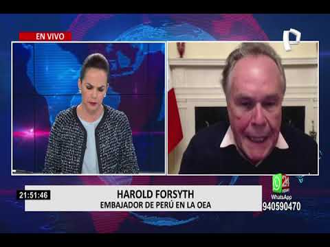 Harold Forsyth: Grupo de Lima son varios países que se reunieron parar trata la crisis venezolana