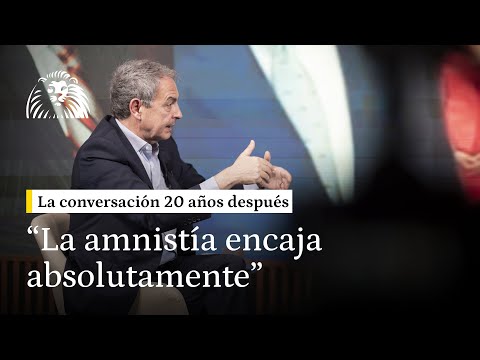 El expresidente Zapatero apoya la amnistía: Encaja absolutamente en la democracia española