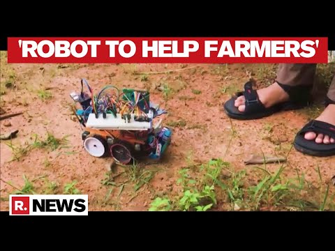 Karnataka: PUC Student Sarthak Kumar Builds Prototype Robot To Help Farmers