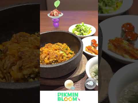 Rockin’ the kimchi hat, but still walking away from the feast! 🌶️🎩😄 #PikminMoves