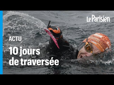 «Ca fait peur» : le nageur quadri-amputé Théo Curin entame sa traversée du lac Titicaca