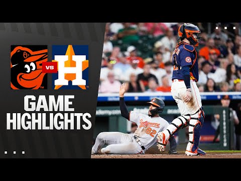 Orioles vs. Astros Game Highlights (8/17/25) | MLB Highlights