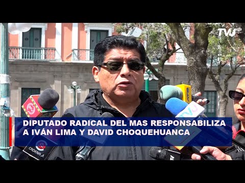 Responsabiliza a Iván Lima y David Choquehuanca de querer manipular la justicia en Bolivia