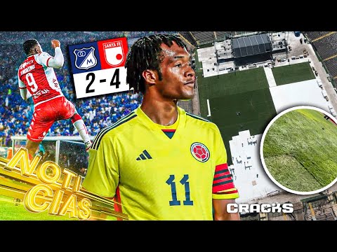 ¡Cancha de Chile en estado lamentable! Cuadrado lesionado y paliza a Millonarios