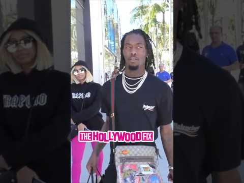 Offset & Cardi B Speak On Beef With Chris Brown & Joe Budden While Out Shopping On Rodeo Drive