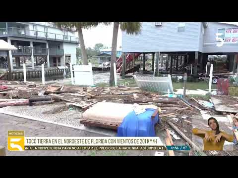 El huracán Idalia, ahora degradado a tormenta, dejó una estela de destrucción en el NE de Florida