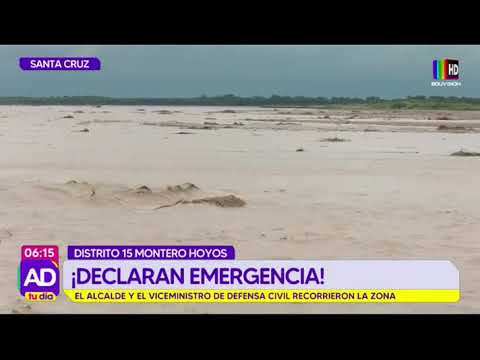 Declaran emergencia en Montero Hoyos
